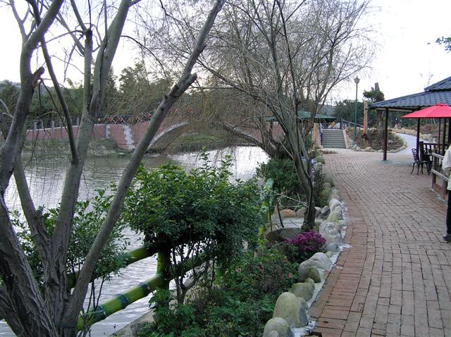 Pathway beside the lake